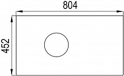 Акватон Столешница под раковину Брук 80 (60+20) белая – фотография-3
